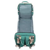 Pikkaboo 4in1 Diaper Bag with Changing Station/Crib-Teal Green - Laadlee