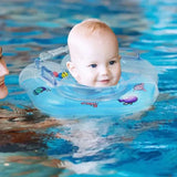 Pikkaboo - Iswimsafe Infant Neck Floater Blue with Inflator - Laadlee