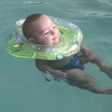Pikkaboo - Iswimsafe Infant Neck Floater Green with Inflator - Laadlee