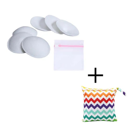 Pikkaboo - 6 Pcs Breast Pads + Laundry Bag & Storage Bag - Laadlee