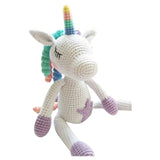 Pikkaboo Snuggle & Play Crocheted Unicorn - Laadlee