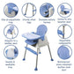 Pikkaboo European Standard All-in-One High Chair for Babies - Blue - Laadlee