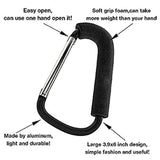 Pikkaboo Universal Non-Slip Metal Stroller Hook - Black - Laadlee