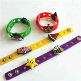 Pikkaboo Rubber Wristband - White - Laadlee