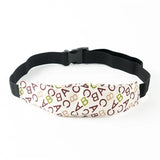 Pikkaboo NapSafe Car Head Support - Brown Alphabet - Laadlee