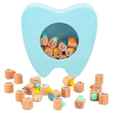 Woody Buddy - Teeth Keepsakes - Blue - Laadlee