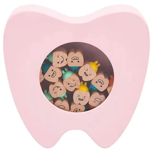 Woody Buddy - Teeth Keepsakes - Pink - Laadlee
