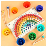 Woody Buddy - Rainbow Clip Beads - Laadlee