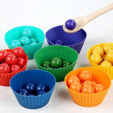 Woody Buddy - Rainbow Clip Beads - Laadlee