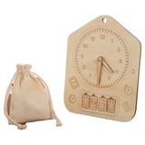 Woody Buddy - Learning Clock - Natural - Laadlee