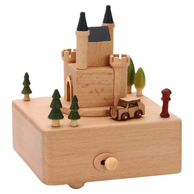 Woody Buddy - Musical Carousel - Castle - Laadlee