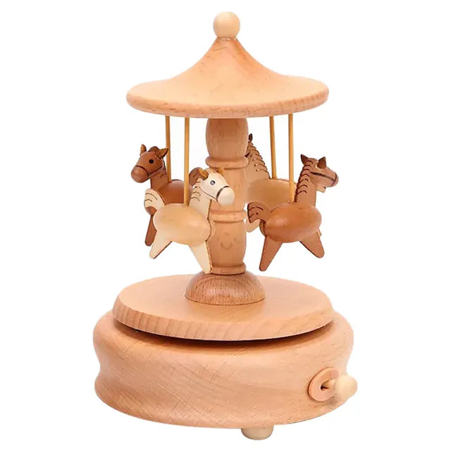 Woody Buddy - Musical Carousel - Pony - Laadlee