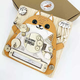 Woody Buddy - Mr. Kitty Busy Board - Orange - Laadlee