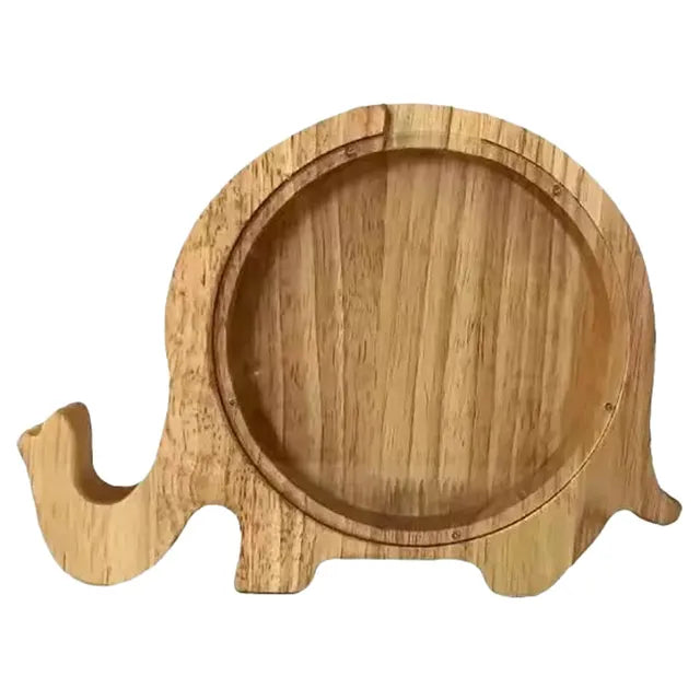 Woody Buddy - Animals Shape Piggy Banks - Elephant - Laadlee