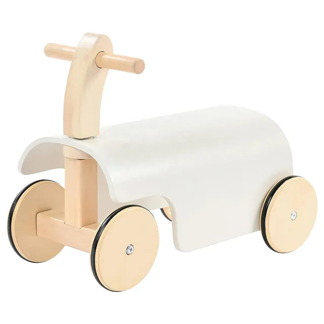 Woody Buddy - Ride-on Balance Car - White - Laadlee