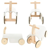 Woody Buddy - Ride-on Balance Car - White - Laadlee