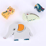 Woody Buddy - Safari Parade Pull along - Grey - Laadlee