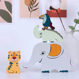 Woody Buddy - Safari Parade Pull along - Grey - Laadlee