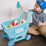 Woody Buddy - Supermarket Trolley - Blue - Laadlee