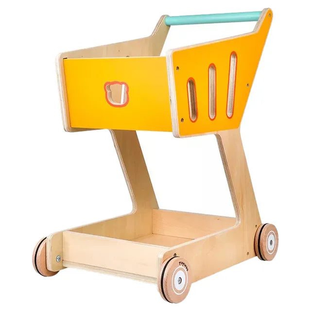 Woody Buddy - Supermarket Trolley - Orange - Laadlee