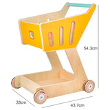 Woody Buddy - Supermarket Trolley - Orange - Laadlee
