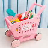 Woody Buddy - Supermarket Trolley - Pink - Laadlee