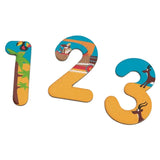 Scratch Europe Magnetic Safari 123 Numbers (60 Pieces) - Laadlee