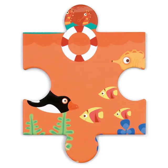Scratch Europe Pelican Contour Puzzle 24 Pieces - Laadlee