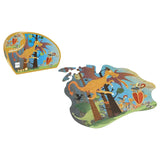 Scratch Europe Dragon Contour Puzzle 61 Pieces - Laadlee