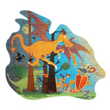 Scratch Europe Dragon Contour Puzzle 61 Pieces - Laadlee