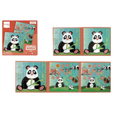 Scratch Europe Forest Life 20 Pcs Magnetic Puzzle Book To Go - Laadlee