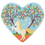 Scratch Europe Heart With Unicorn Contour Puzzle - 30Pcs - Laadlee