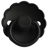Frigg Daisy Latex Baby Pacifier 6M-18M, 1Pack, Jet Black - Size 2 - Laadlee