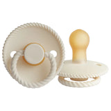 Frigg Rope Latex Baby Pacifier 0-6M, 1Pack, Cream - Size 1 - Laadlee