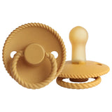 Frigg Rope Latex Baby Pacifier 6M-18M, 1Pack, Honey Gold - Size 2 - Laadlee