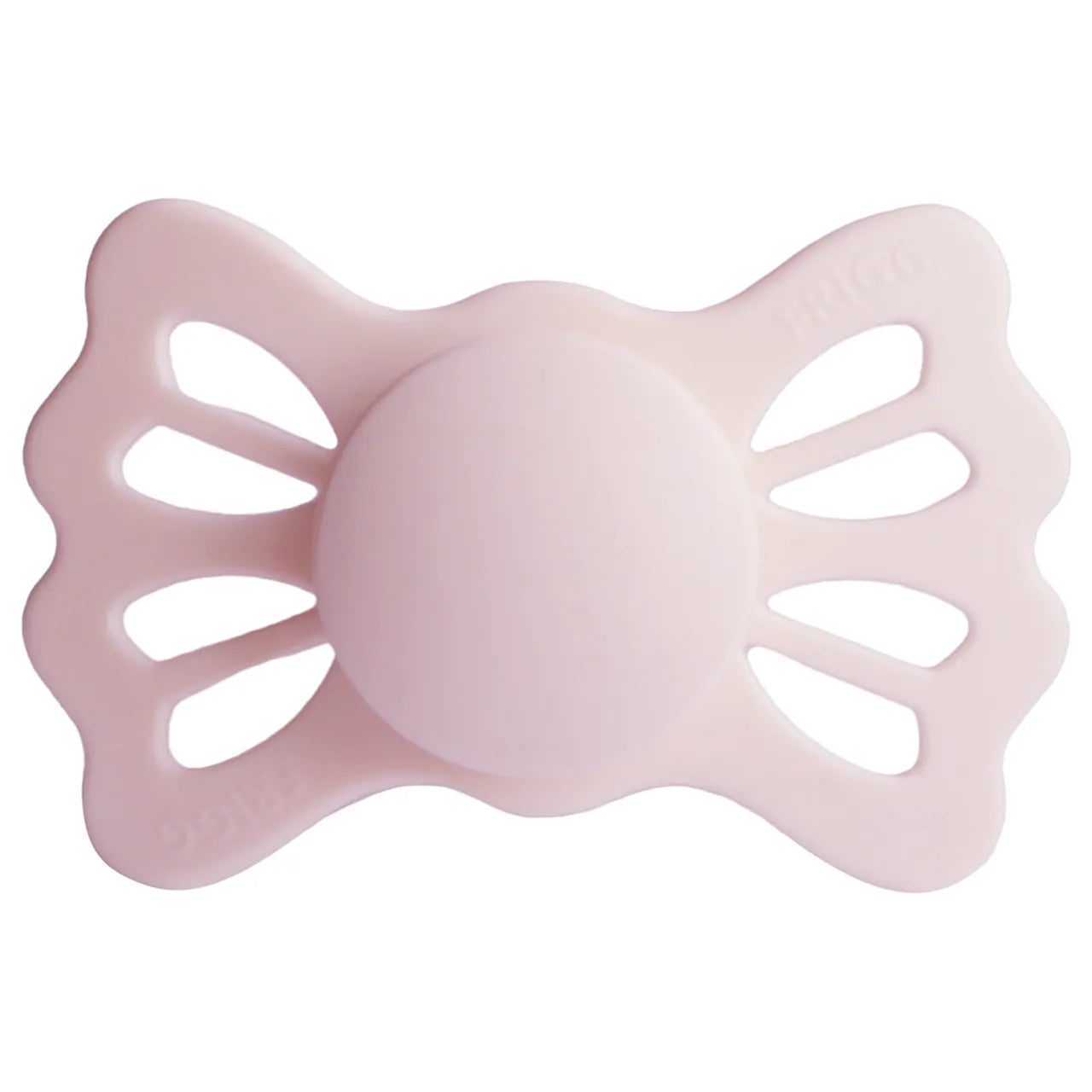Frigg Lucky Symmetrical Silicone Baby Pacifier 6M-18M, White Lilac - Size 2 - Laadlee