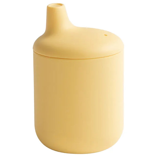 Mushie Silicone Sippy Cup Pale Daffodil - Laadlee