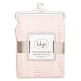 Lulujo Cellular Blanket - Pink - Laadlee