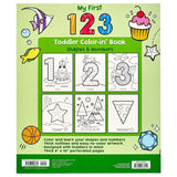 OOLY Toddler Color-In' Book - 123 Shapes & Numbers - Laadlee