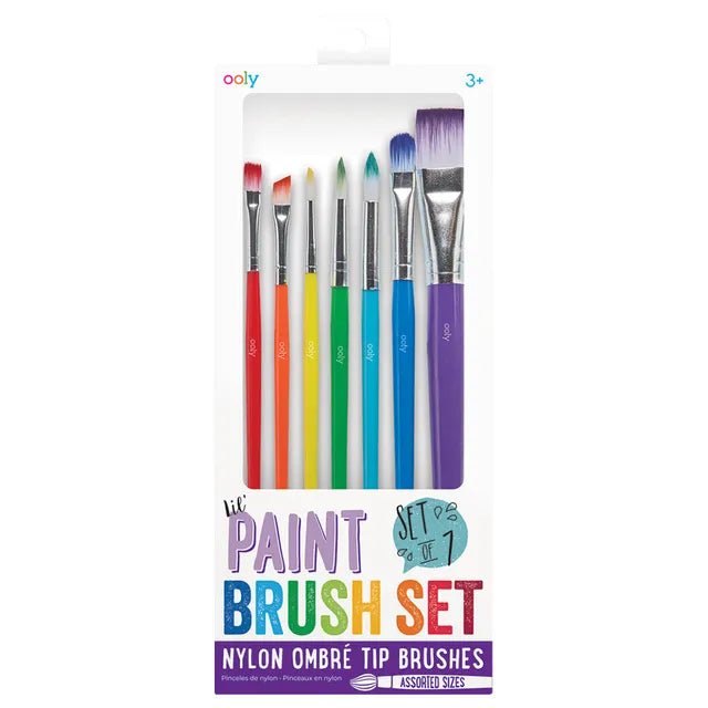 OOLY Lil Paint Brushes - Set of 7 - Laadlee