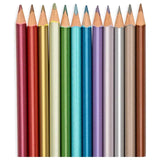 OOLY Modern Metallic Colored Pencils - Set of 12 - Laadlee