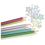 OOLY Modern Metallic Colored Pencils - Set of 12 - Laadlee