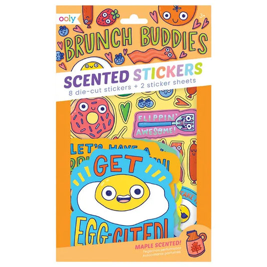 OOLY Scented Scratch Stickers - Brunch Buddies - Laadlee