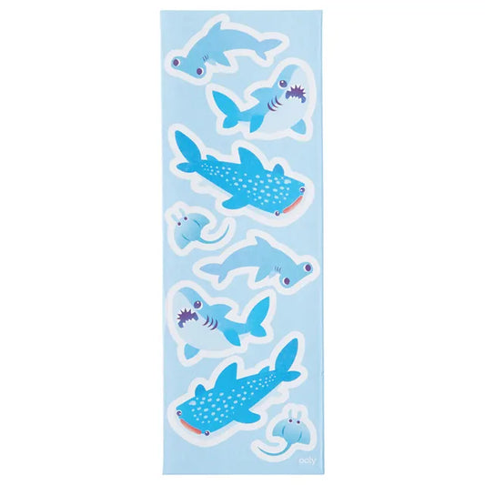 OOLY Stickiville Stickers - Skinny - Sharks & Rays - Laadlee