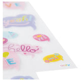 OOLY Stickiville Stickers - Skinny - Cute Thoughts - Laadlee
