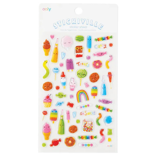OOLY Stickiville Stickers - Standard - Candy Shoppe - Laadlee
