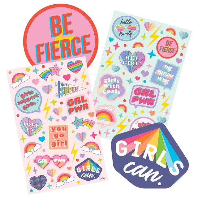 OOLY Scented Scratch Stickers - GRL PWR - Laadlee