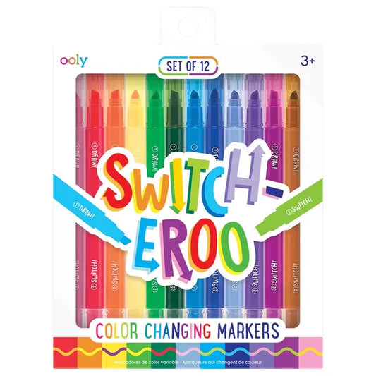 OOLY Switcheroo Color Changing Markers - Set of 12 - Laadlee
