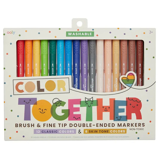 OOLY Color Together Markers - Set of 18 - Laadlee