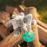 WubbaNub Pacifier - Elephant grey - Laadlee
